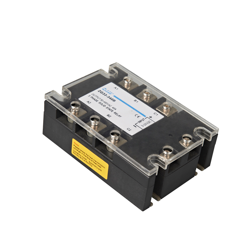 DC-controlled AC three-phase solid state relay